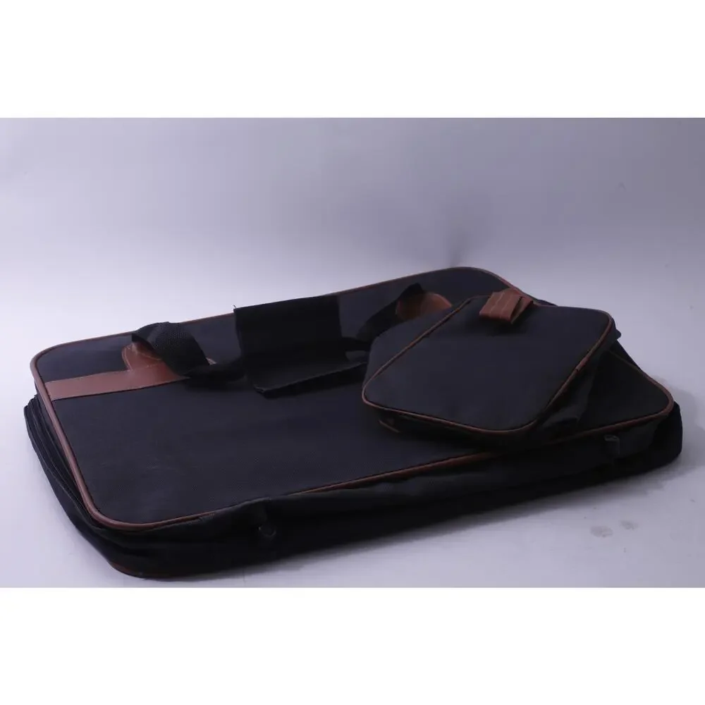 Aude Falbert, Briefcase with Toiletry Bag, Embroidered, Travel, ~ 260122-WH O-2